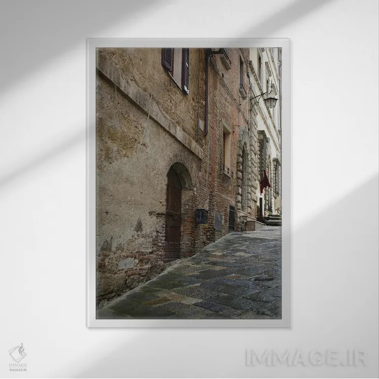 تابلو دکوراتیو آنجا که مرا هدایت می کنی اثر نانسی کروول - نمای قابدار سفید