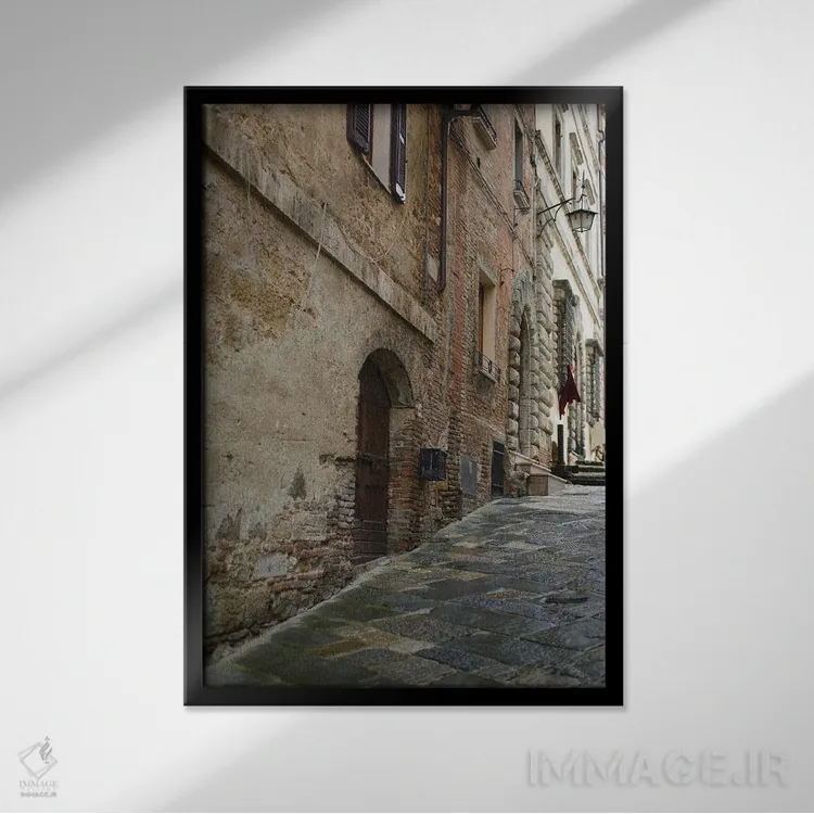 تابلو دکوراتیو آنجا که مرا هدایت می کنی اثر نانسی کروول - نمای قابدار مشکی