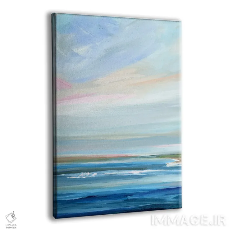 تابلو مینیمال ساحل دوردست I اثر نیکول والش - نمای پرسپکتیو محصول
