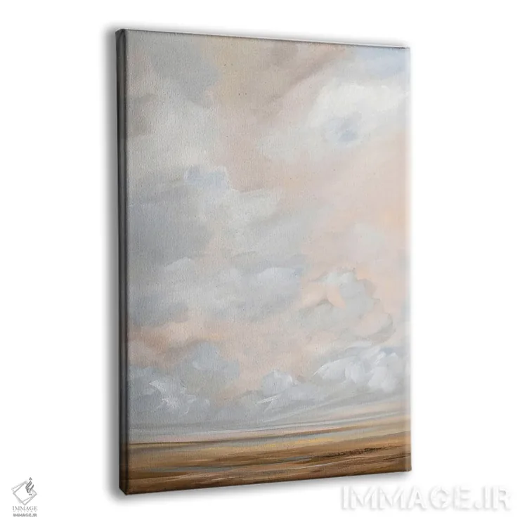 تابلو مینیمال اکتبر گرم اثر نیکول والش - نمای پرسپکتیو محصول