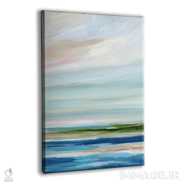 تابلو مینیمال ساحل دوردست II اثر نیکول والش - نمای پرسپکتیو محصول