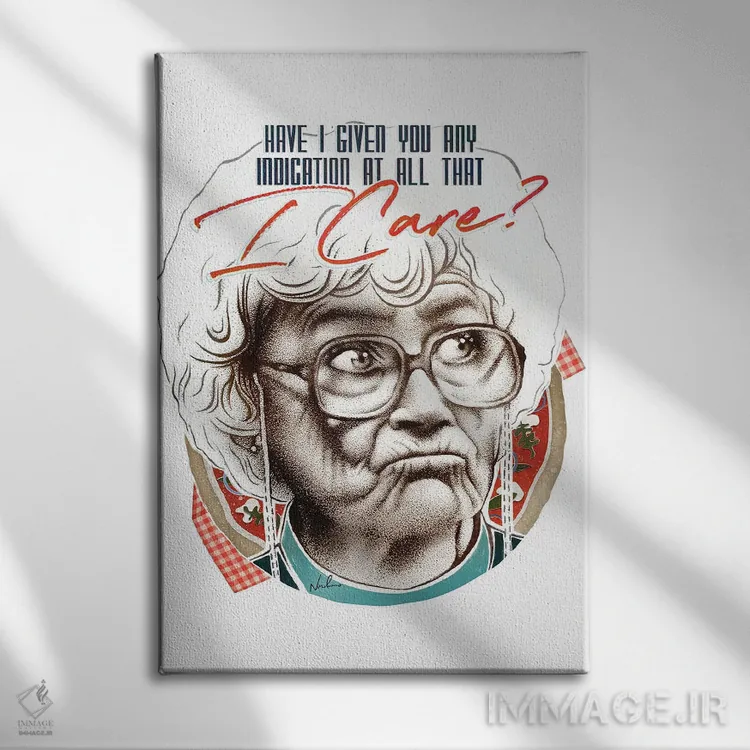 تابلو دکوراتیو صوفیا اثر نوردیشس - نمای روبهرو روی دیوار