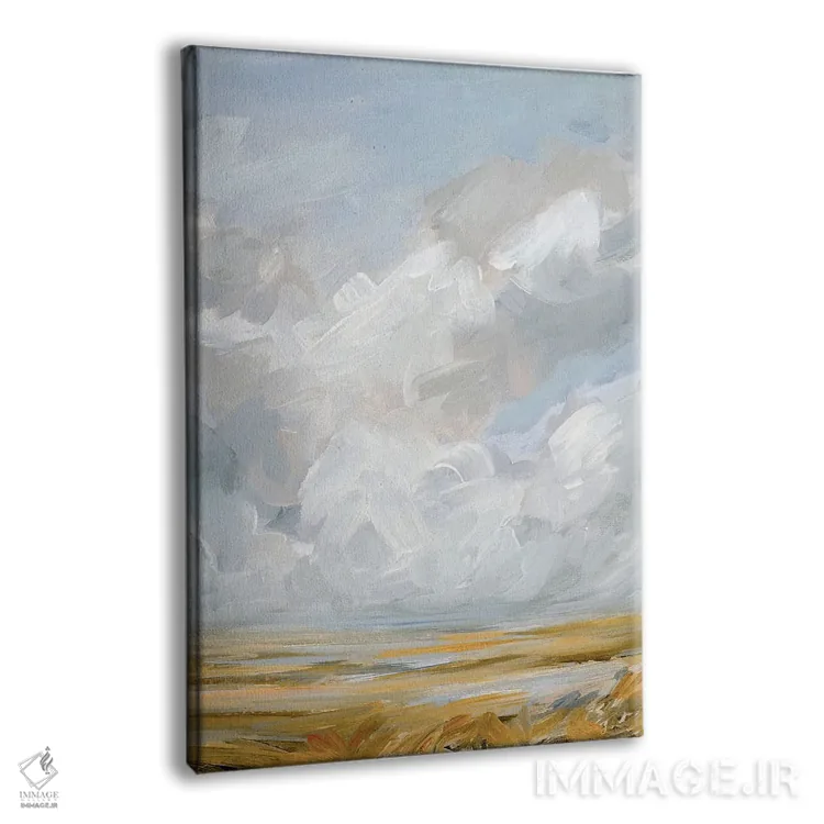 تابلو مینیمال آسمان دشت اثر نیکول والش - نمای پرسپکتیو محصول