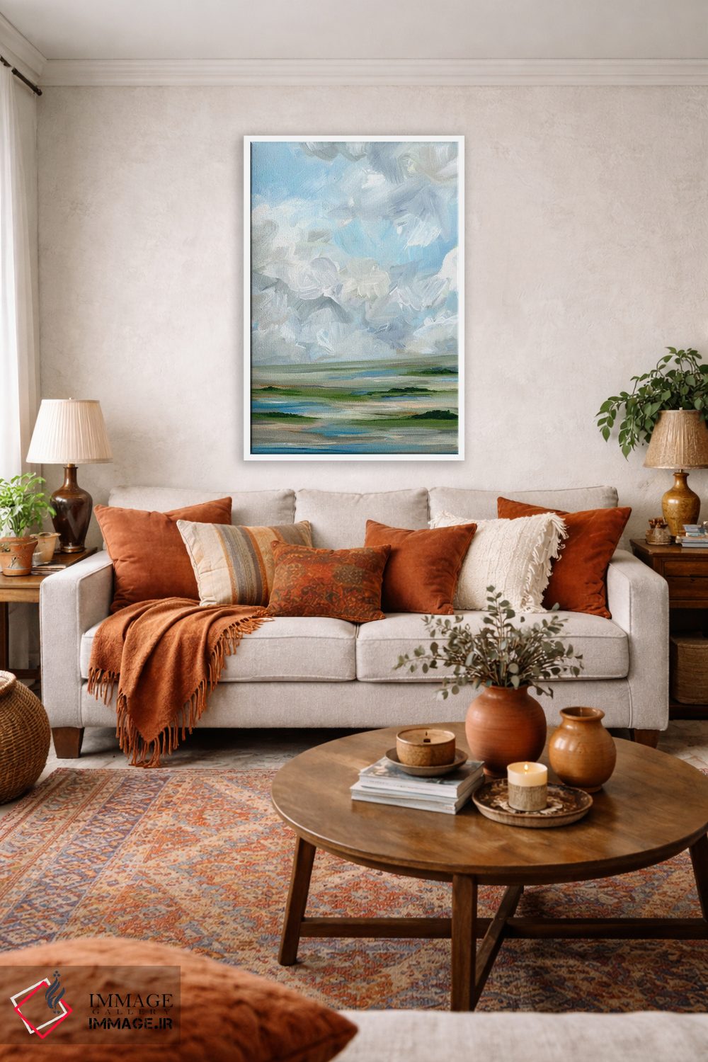 تابلو مینیمال باتلاق ظهرگاهی اثر نیکول والش - D1W