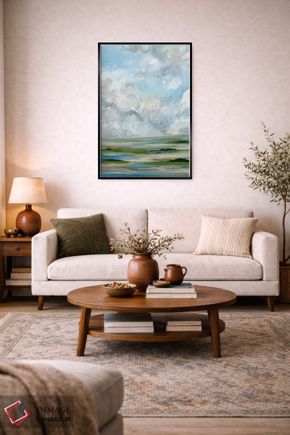 تابلو مینیمال باتلاق ظهرگاهی اثر نیکول والش - D3B