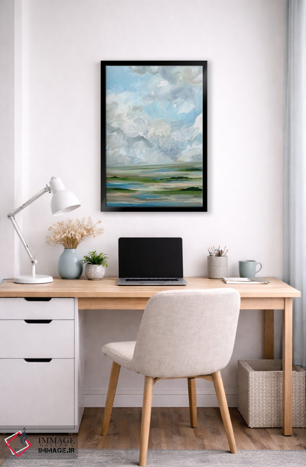 تابلو مینیمال باتلاق ظهرگاهی اثر نیکول والش - D6B