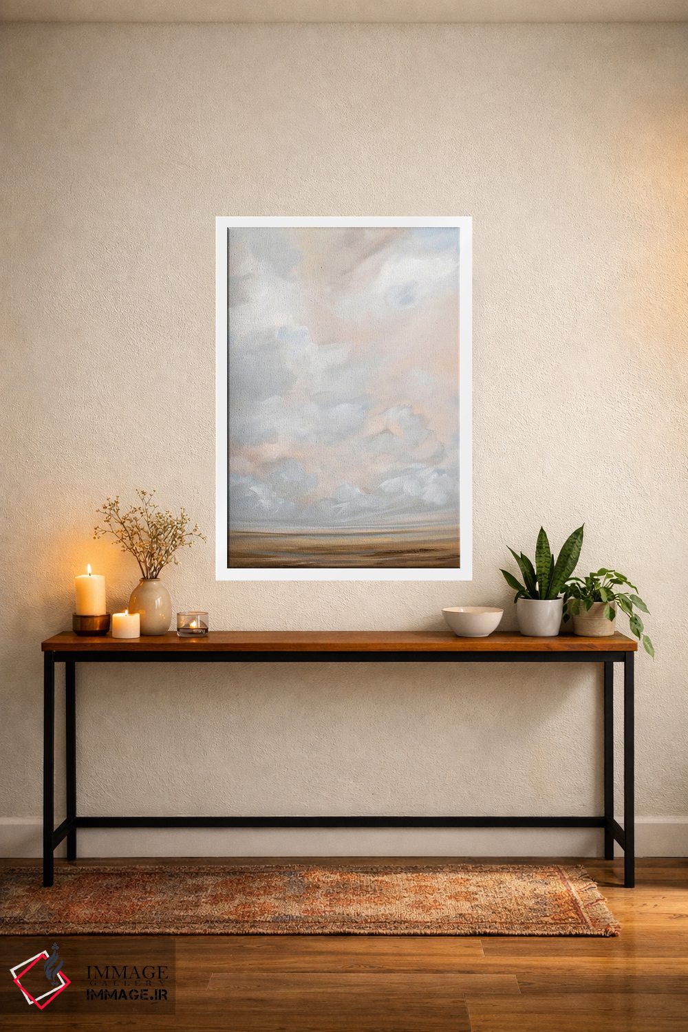 تابلو مینیمال اکتبر گرم اثر نیکول والش - D2W