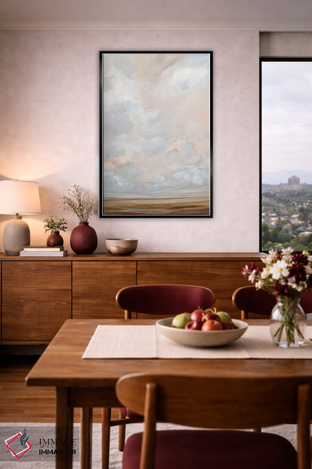 تابلو مینیمال اکتبر گرم اثر نیکول والش - D5B