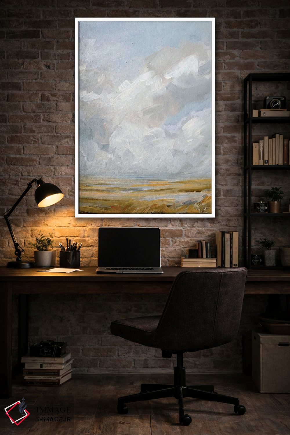 تابلو مینیمال آسمان دشت اثر نیکول والش - D2W