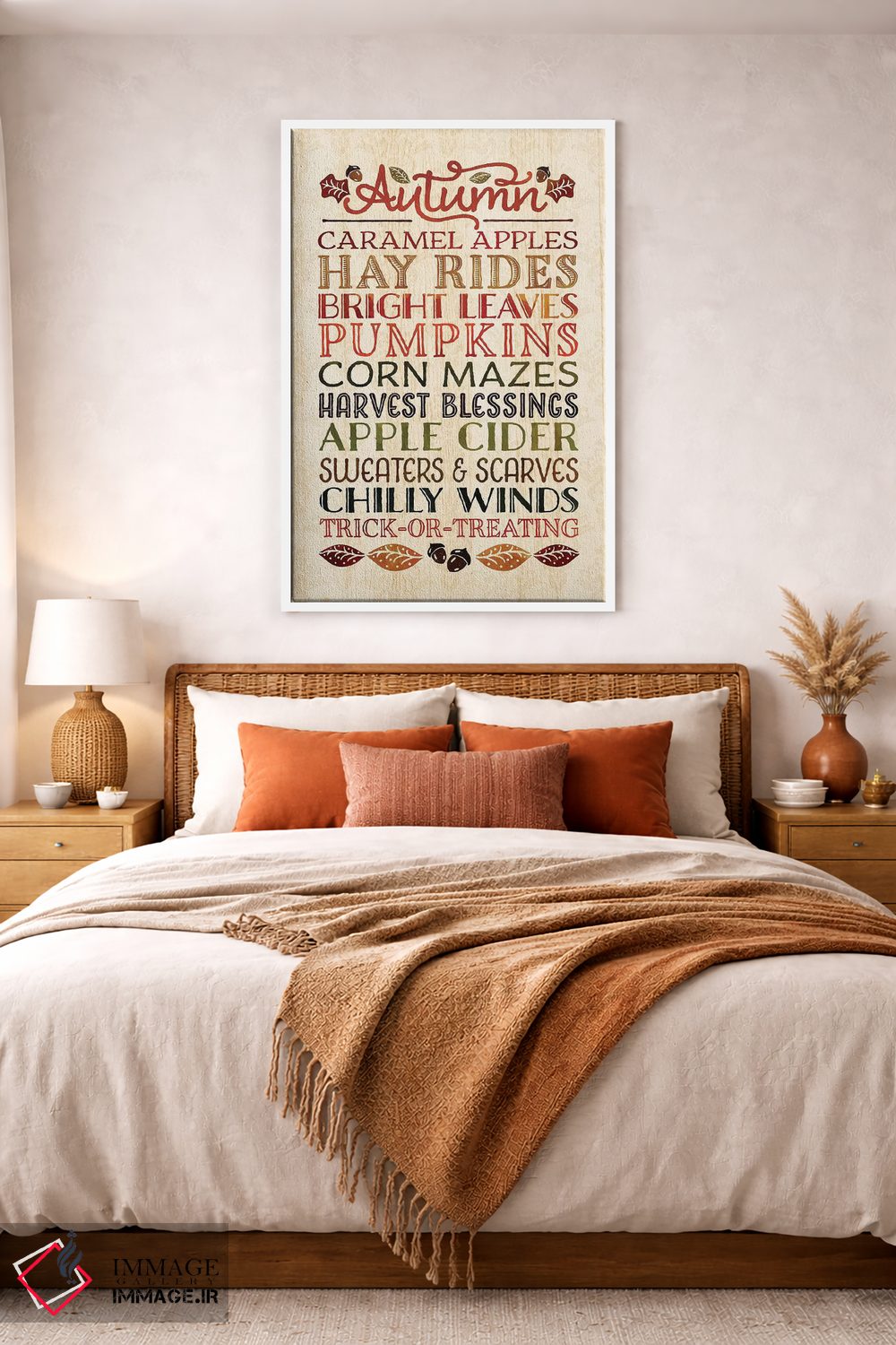 تابلو دکوراتیو نشانه های پاییز اثر نون دی دیزاین - D4W