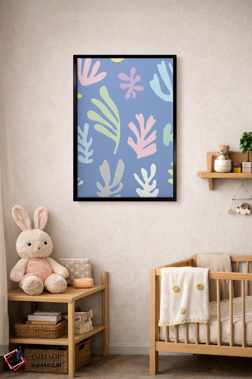 تابلو مدرن برگ های رنگی ماتیس اثر نینولا دیزاین - D4B