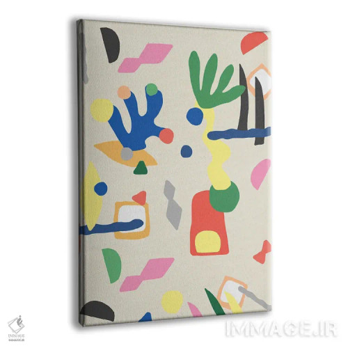 تابلو مینیمال قطعات مدرن اثر نینولا دیزاین - نمای پرسپکتیو محصول