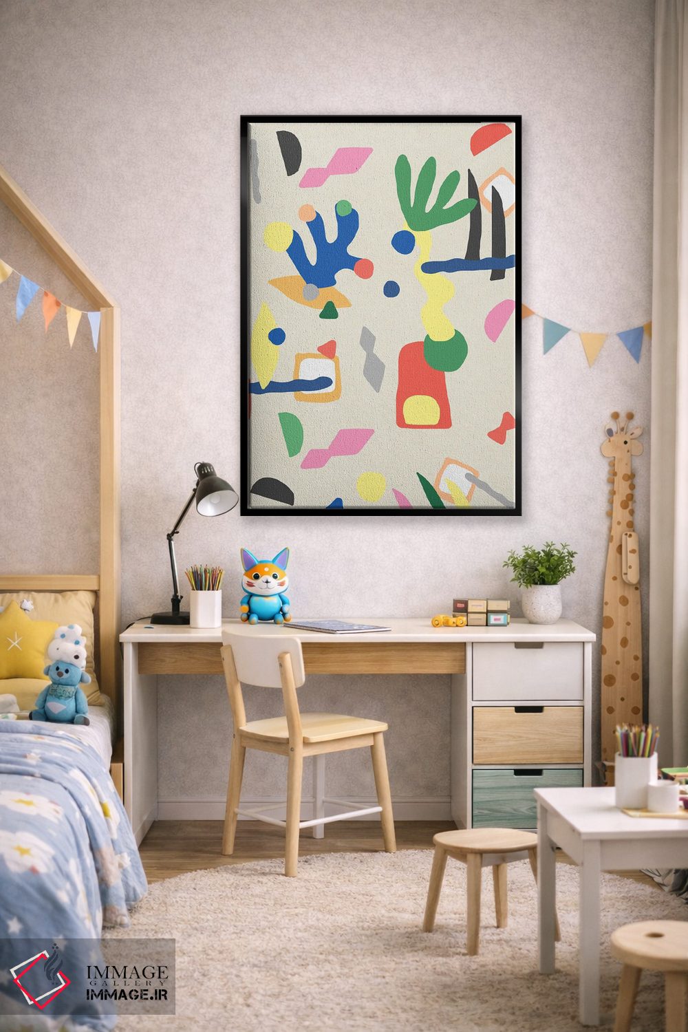 تابلو مینیمال قطعات مدرن اثر نینولا دیزاین - D2B