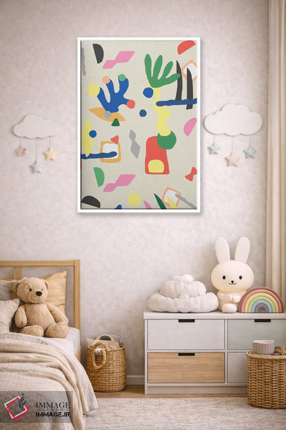 تابلو مینیمال قطعات مدرن اثر نینولا دیزاین - D4W