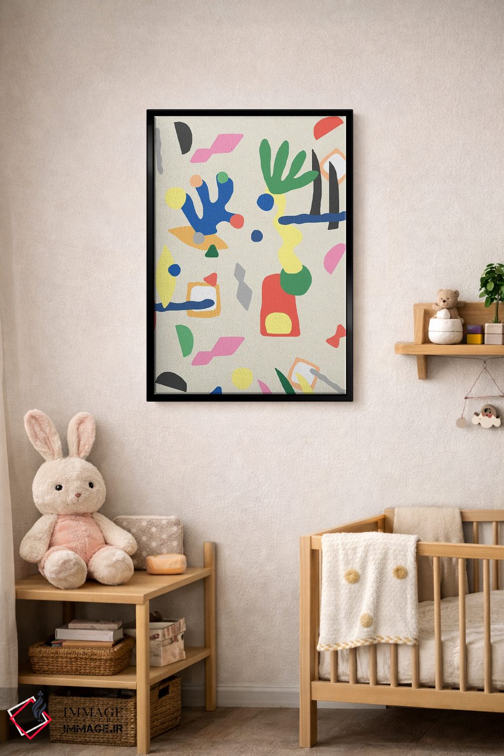 تابلو مینیمال قطعات مدرن اثر نینولا دیزاین - D5B