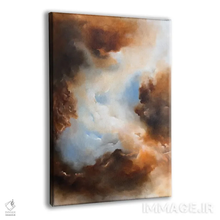 تابلو انتزاعی فشار اثر نینا انگر - نمای پرسپکتیو محصول