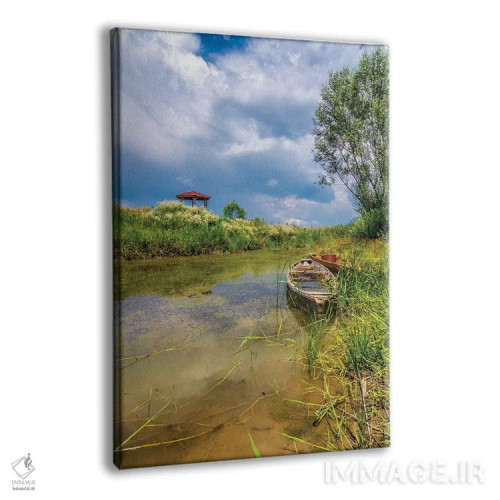 تابلو دکوراتیو دریاچه ابر ۳ اثر نجدت دوزن - نمای پرسپکتیو محصول