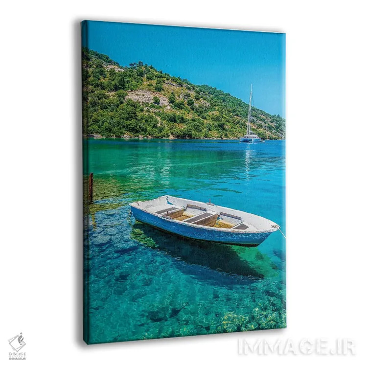 تابلو دکوراتیو آب زلال اثر نجدت دوزن - نمای پرسپکتیو محصول