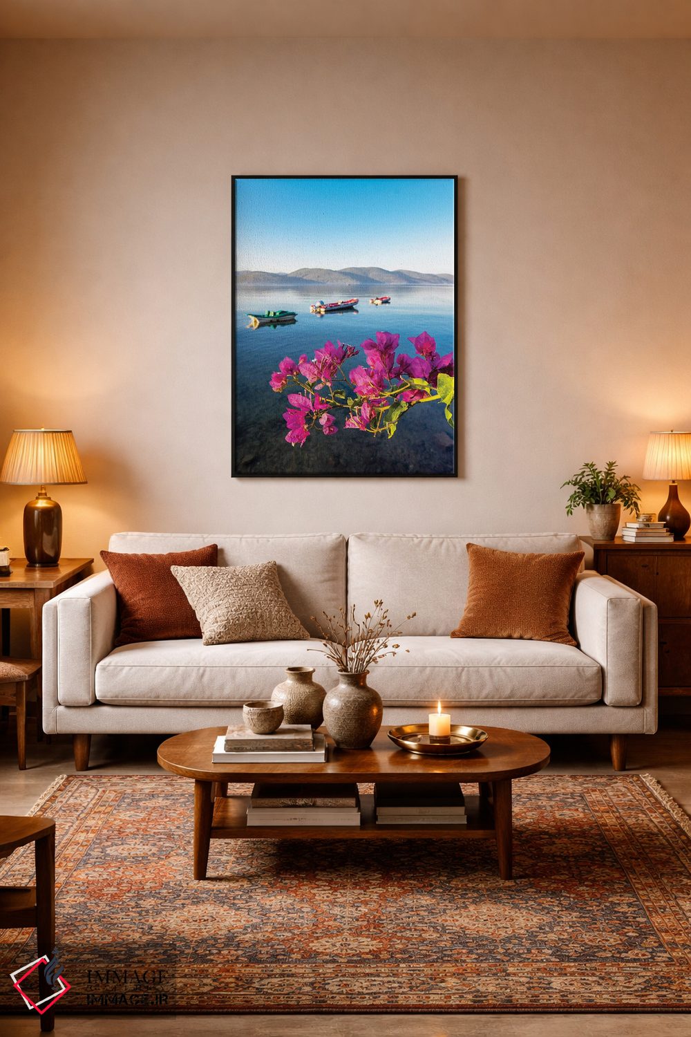 تابلو انتزاعی Turkey I,آکیاکا، ترکیه ۱ اثر نجدت دوزن - D3B