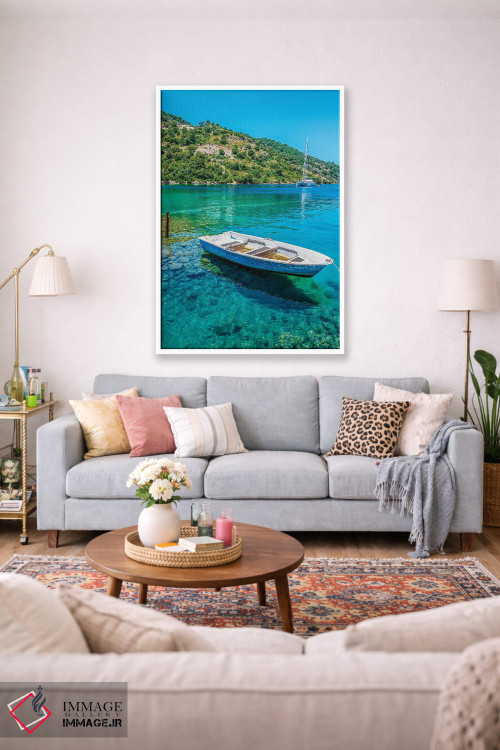 تابلو دکوراتیو آب زلال اثر نجدت دوزن - D1W