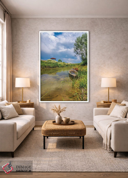 تابلو دکوراتیو دریاچه ابر ۳ اثر نجدت دوزن - D1W