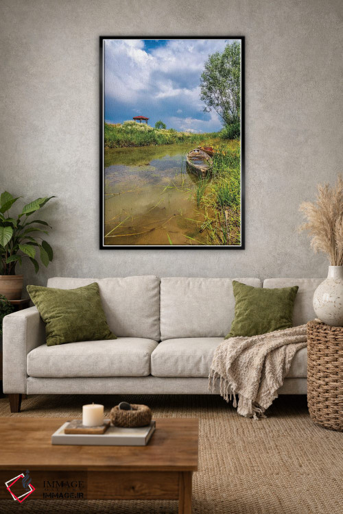 تابلو دکوراتیو دریاچه ابر ۳ اثر نجدت دوزن - D2B