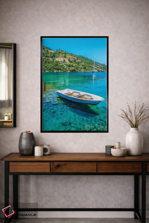 تابلو دکوراتیو آب زلال اثر نجدت دوزن - D2B