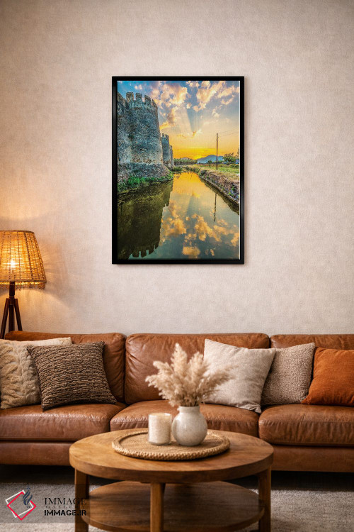 تابلو دکوراتیو قلعه آنامور اثر نجدت دوزن - D3B