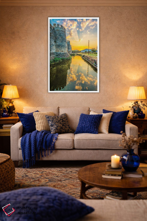 تابلو دکوراتیو قلعه آنامور اثر نجدت دوزن - D2W