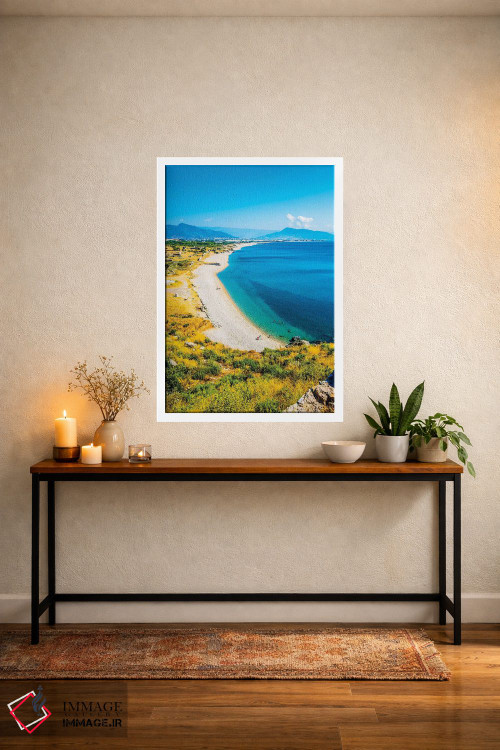 تابلو دکوراتیو دریای مدیترانه اثر نجدت دوزن - D3W
