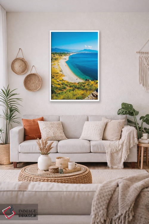 تابلو دکوراتیو دریای مدیترانه اثر نجدت دوزن - D2W