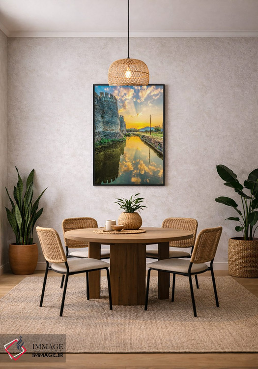 تابلو دکوراتیو قلعه آنامور اثر نجدت دوزن - D4B