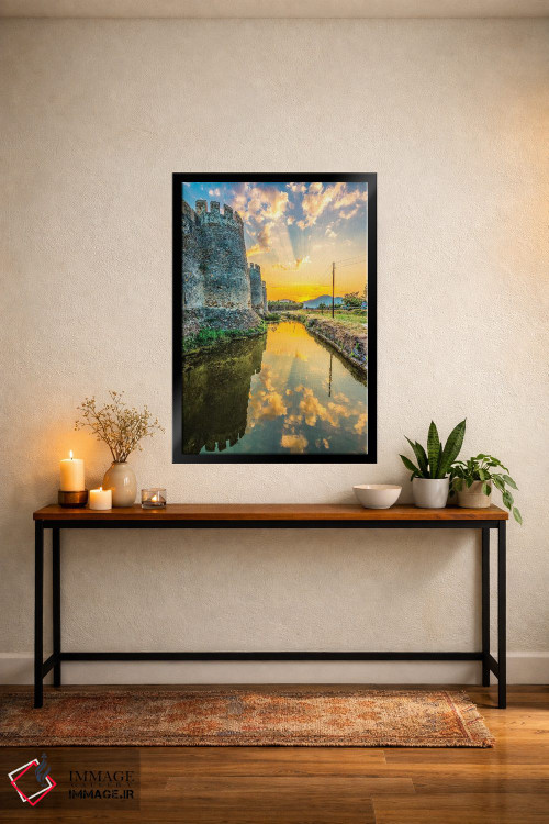 تابلو دکوراتیو قلعه آنامور اثر نجدت دوزن - D5B