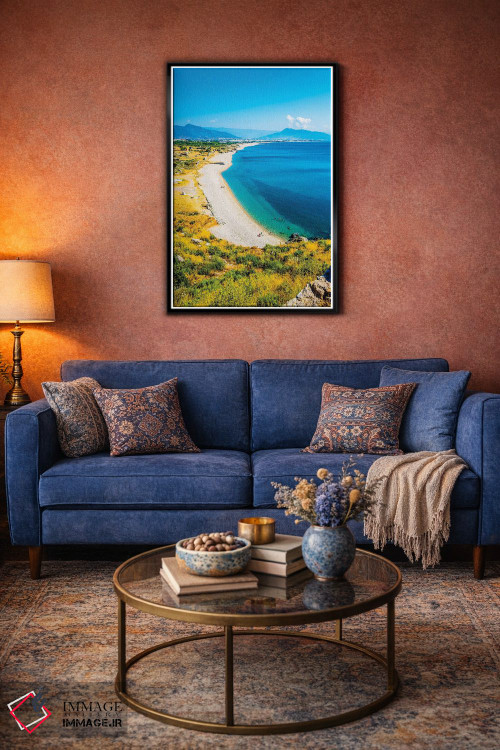 تابلو دکوراتیو دریای مدیترانه اثر نجدت دوزن - D5B