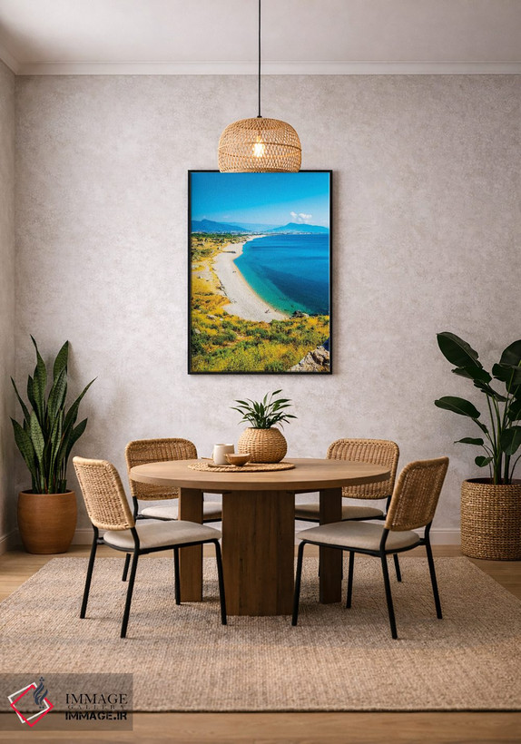 تابلو دکوراتیو دریای مدیترانه اثر نجدت دوزن - D4B