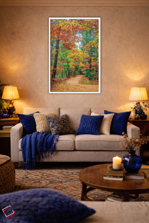 تابلو دکوراتیو جاده به سوی جنگل اثر نجدت دوزن - D2W