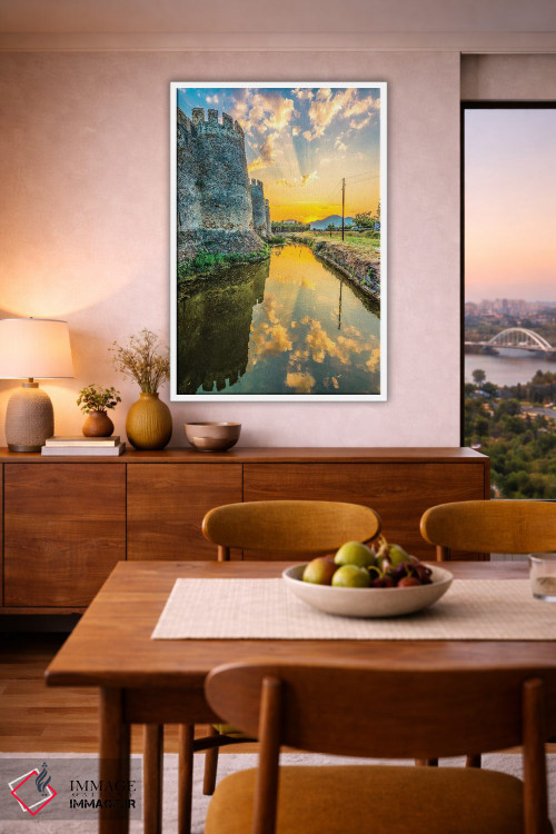 تابلو دکوراتیو قلعه آنامور اثر نجدت دوزن - D6W