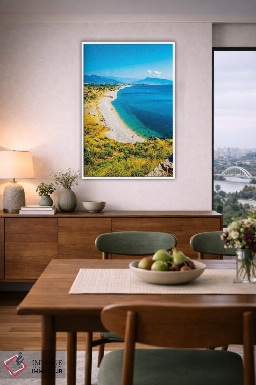 تابلو دکوراتیو دریای مدیترانه اثر نجدت دوزن - D6W