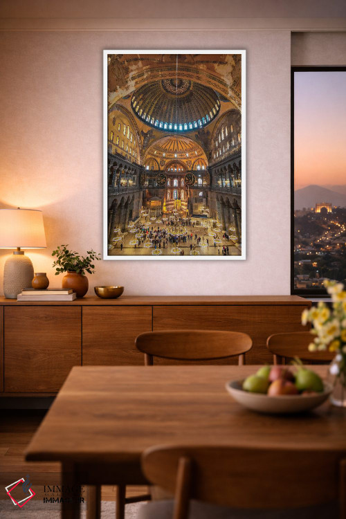 تابلو دکوراتیو ایاصوفیه اثر نجدت دوزن - D1W