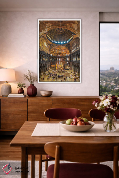 تابلو دکوراتیو ایاصوفیه اثر نجدت دوزن - D3W