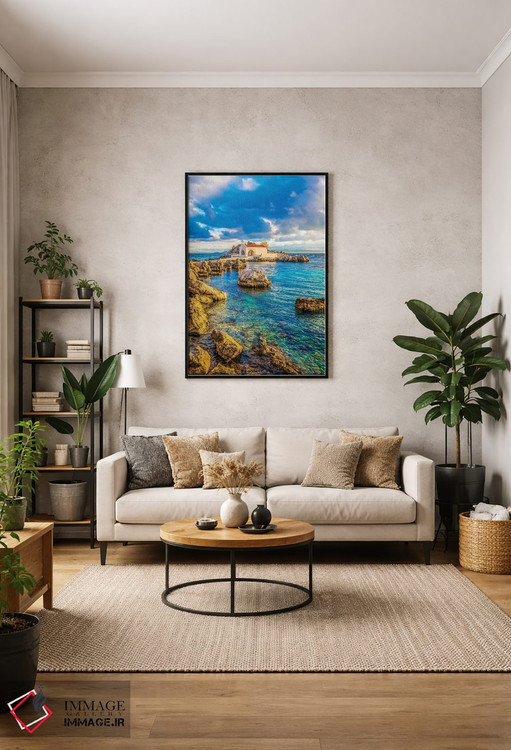 تابلو دکوراتیو جزیره خیوس اثر نجدت دوزن - D1B