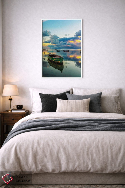 تابلو دکوراتیو دریای اژه اثر نجدت دوزن - D5W