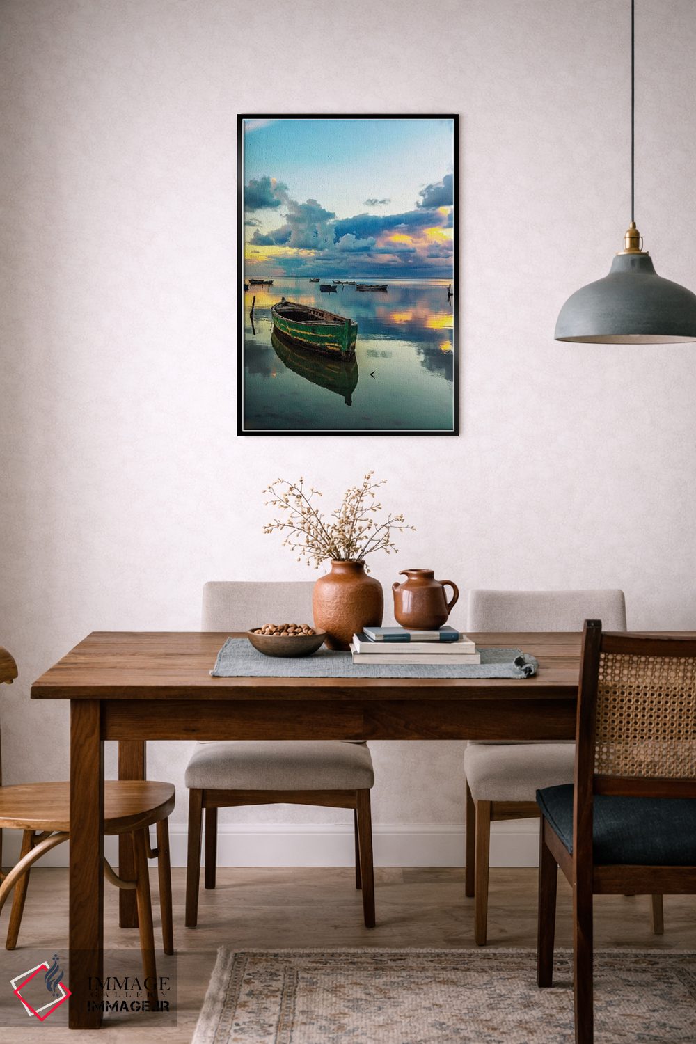 تابلو دکوراتیو دریای اژه اثر نجدت دوزن - D6B