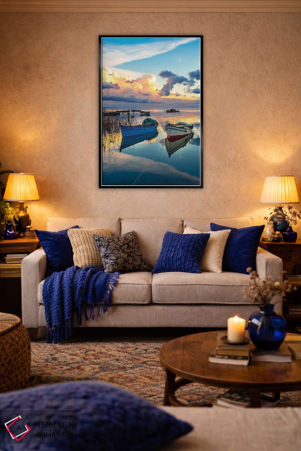 تابلو دکوراتیو کارینا اثر نجدت دوزن - D4B