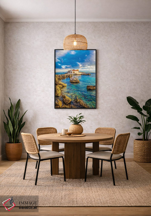 تابلو دکوراتیو جزیره خیوس اثر نجدت دوزن - D4B