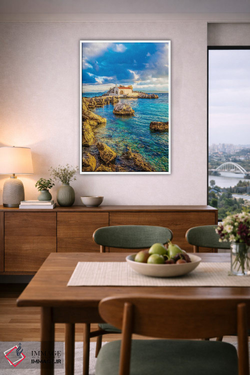 تابلو دکوراتیو جزیره خیوس اثر نجدت دوزن - D6W