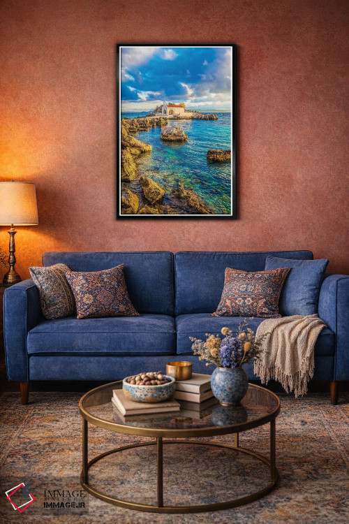 تابلو دکوراتیو جزیره خیوس اثر نجدت دوزن - D5B