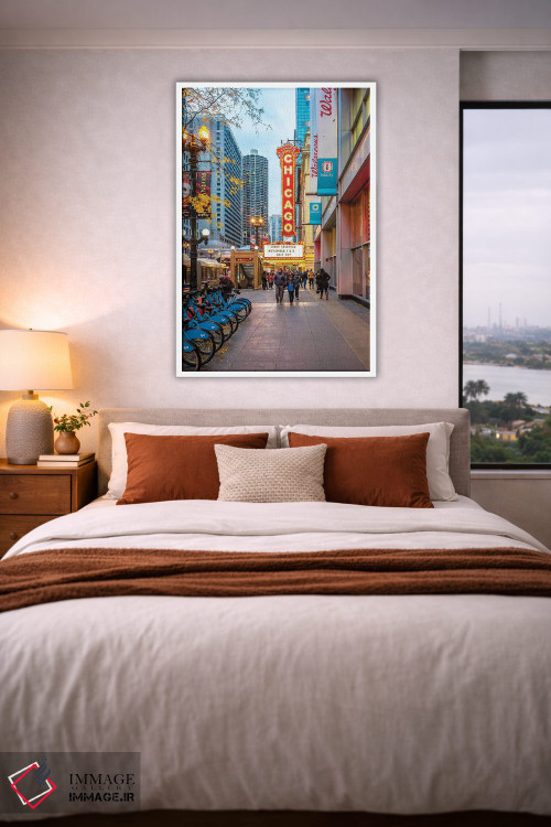 تابلو دکوراتیو تئاتر شیکاگو اثر نجدت دوزن - D3W