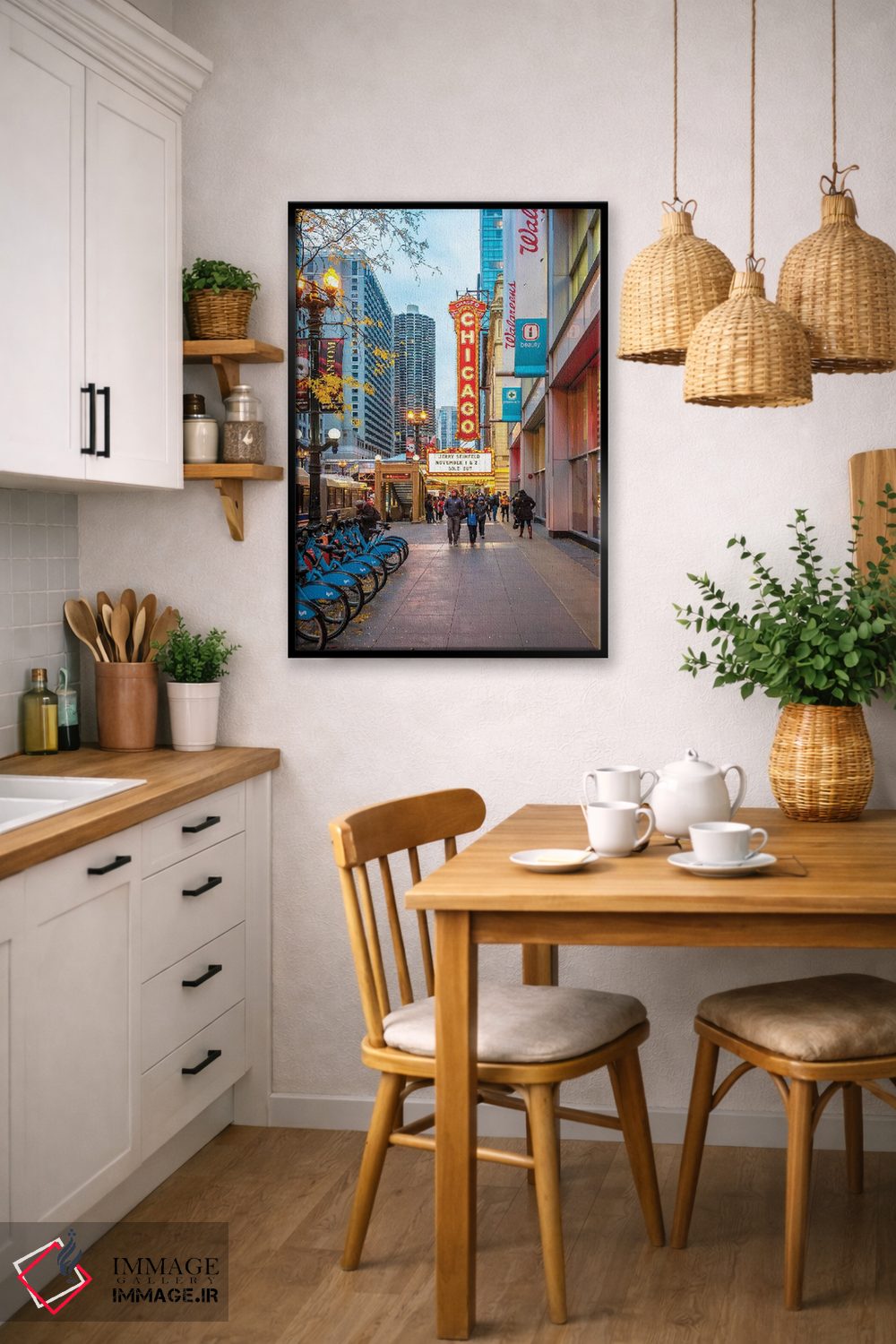 تابلو دکوراتیو تئاتر شیکاگو اثر نجدت دوزن - D5B