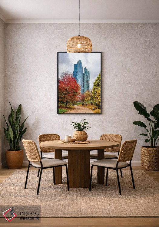 تابلو دکوراتیو آسمان خراش ها در شیکاگو اثر نجدت دوزن - D5B